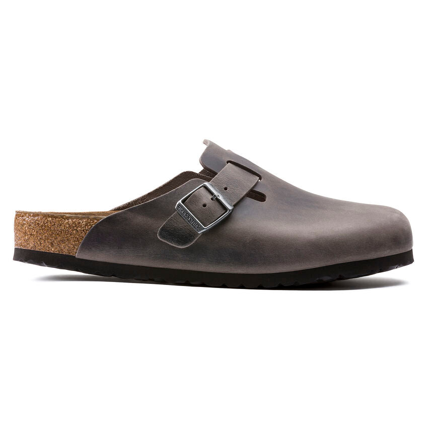 Boston Oiled Leather - Iron