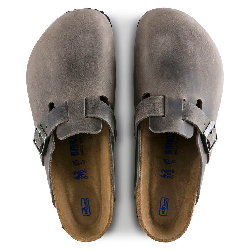 Boston Oiled Leather - Iron