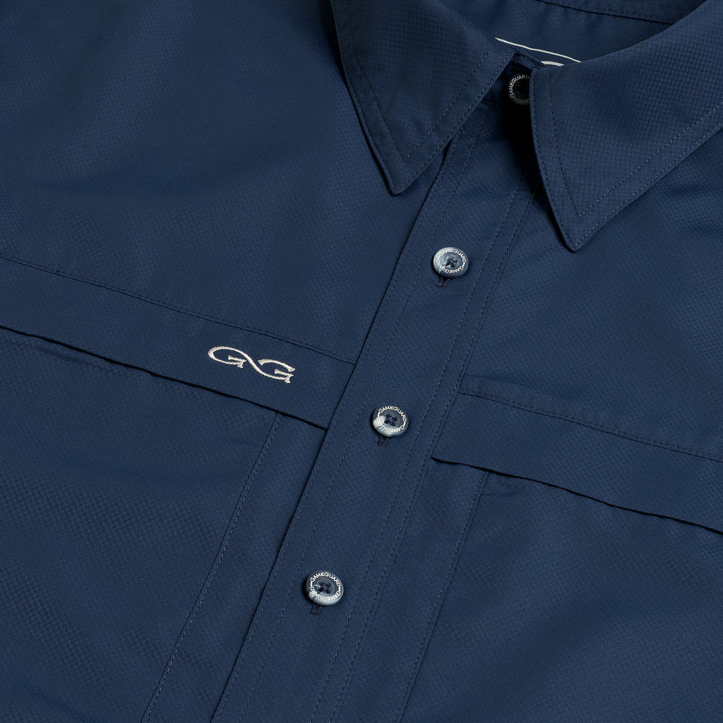 Explorer MicroFiber Short Sleeve Shirt - Deep Water