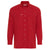 Relaxed MicroFiber Long Sleeve Shirt- Crimson