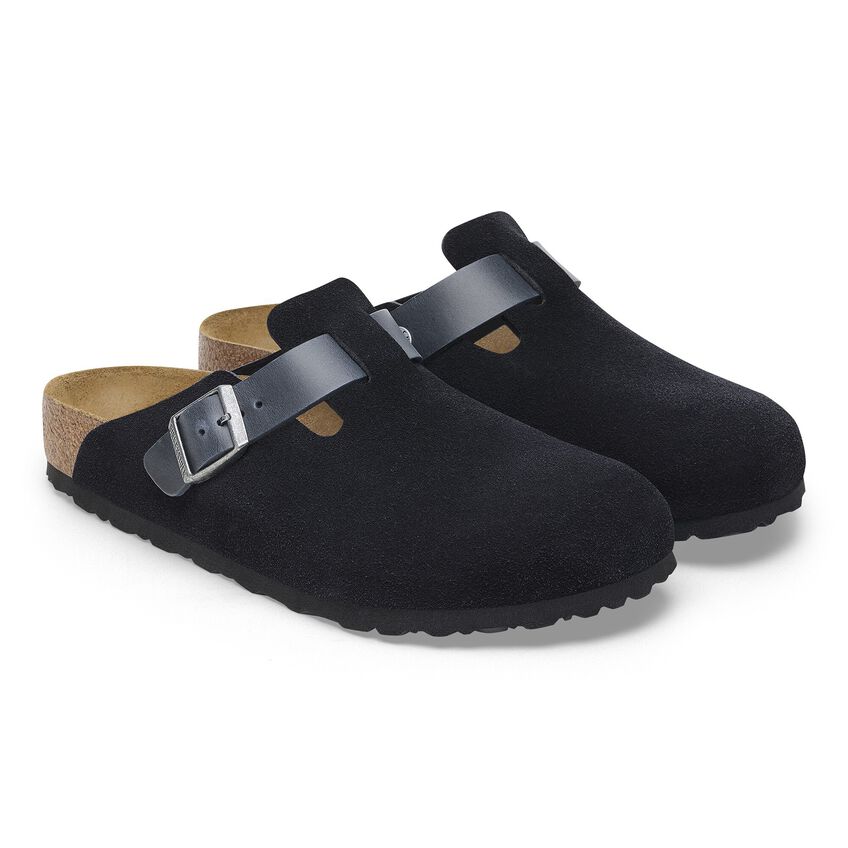 Boston Mixed Leather - Midnight