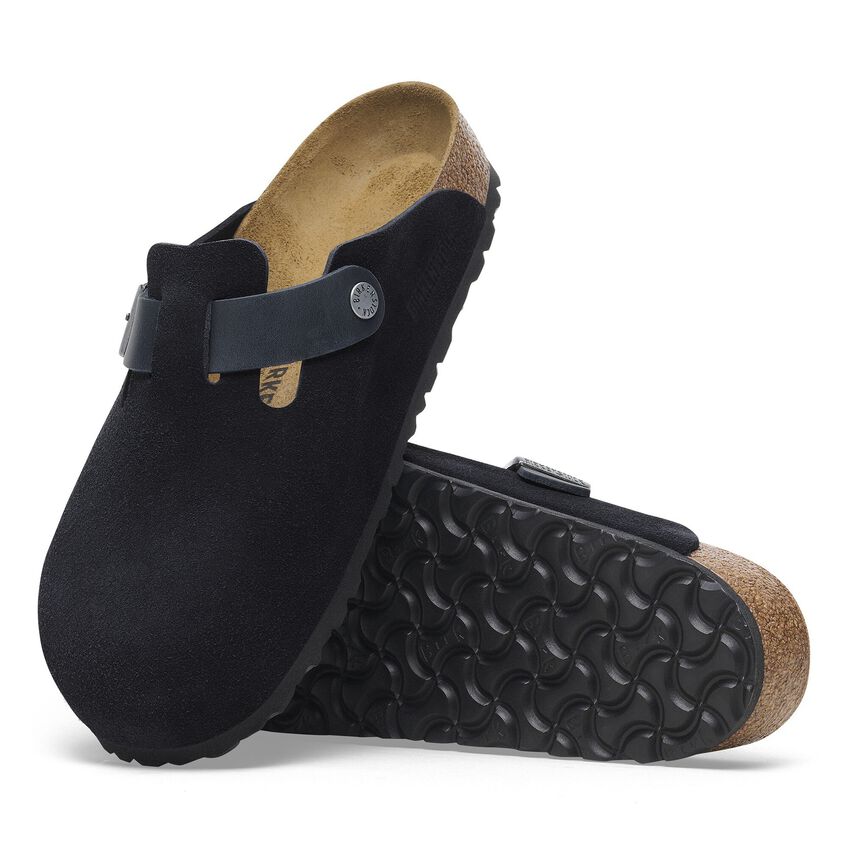 Boston Mixed Leather - Midnight