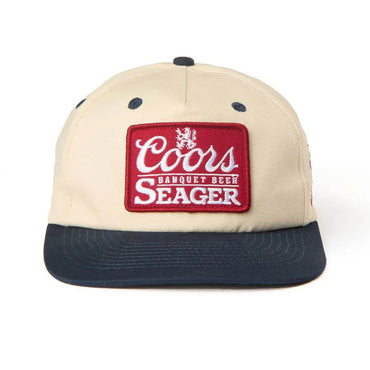 Seager X Coors Banquet POP Snapback- Cream/Navy
