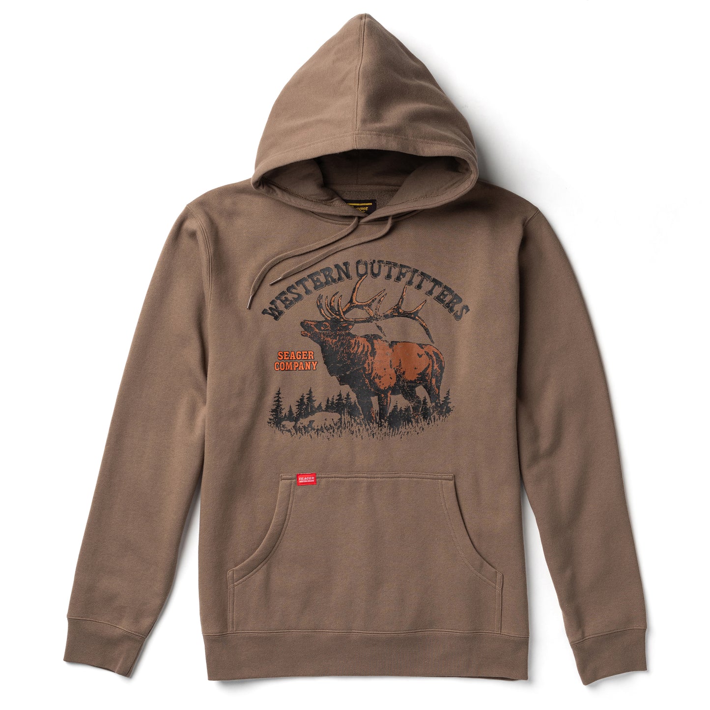 Western Outfitters Hoodie - Walnut