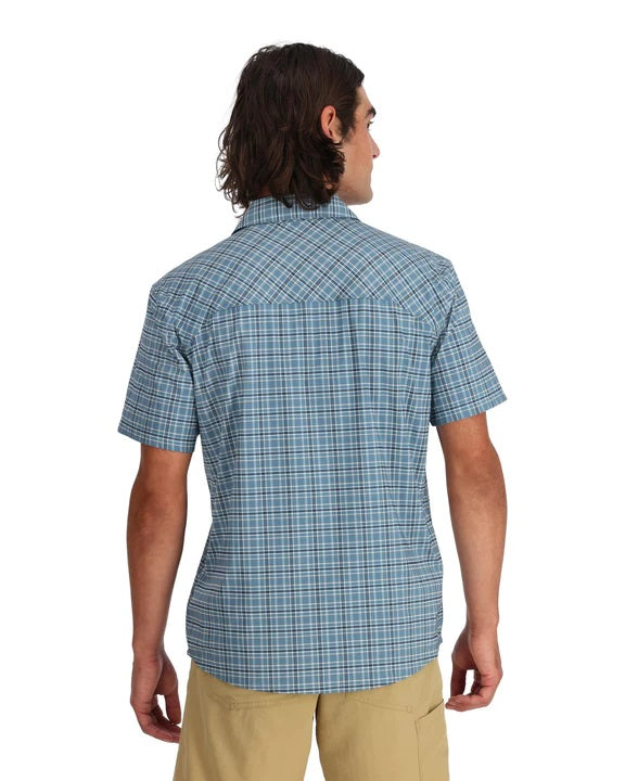 Stone Cold Short Sleeve Shirt- Midnight Plaid
