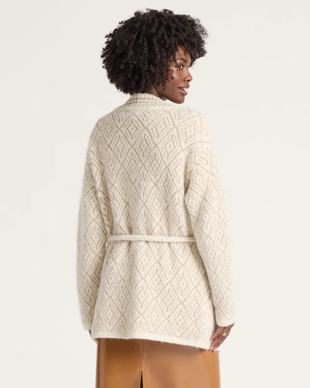 Textured Alpaca Cardigan