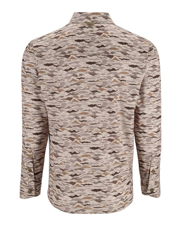 Challenger Long Sleeve Shirt- Sand Riverbed Print