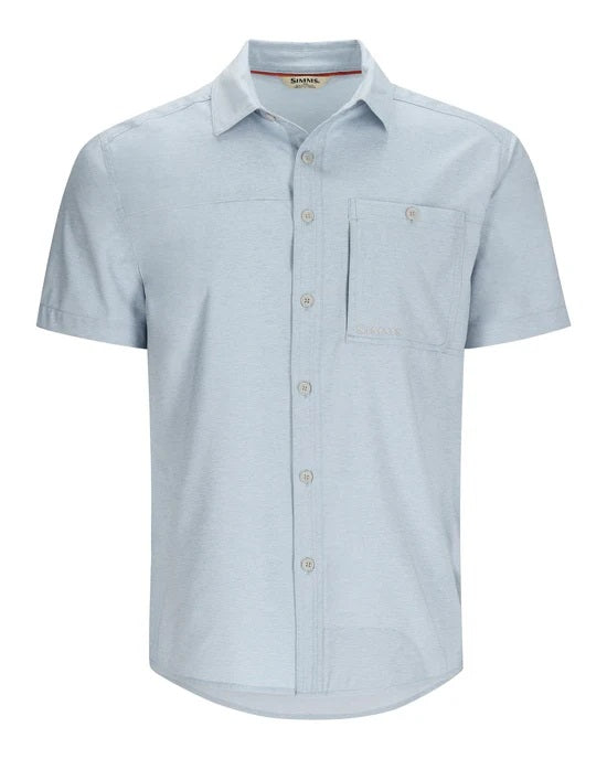 Simms Challenger Short Sleeve Shirt- Steel Blue