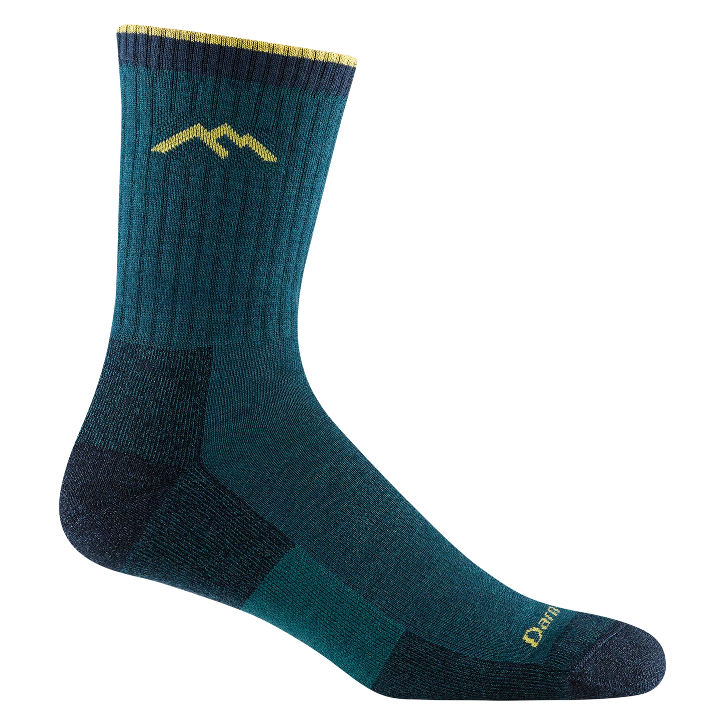 Hiker Micro Crew Midweight Hiking Socks- Dark Teal