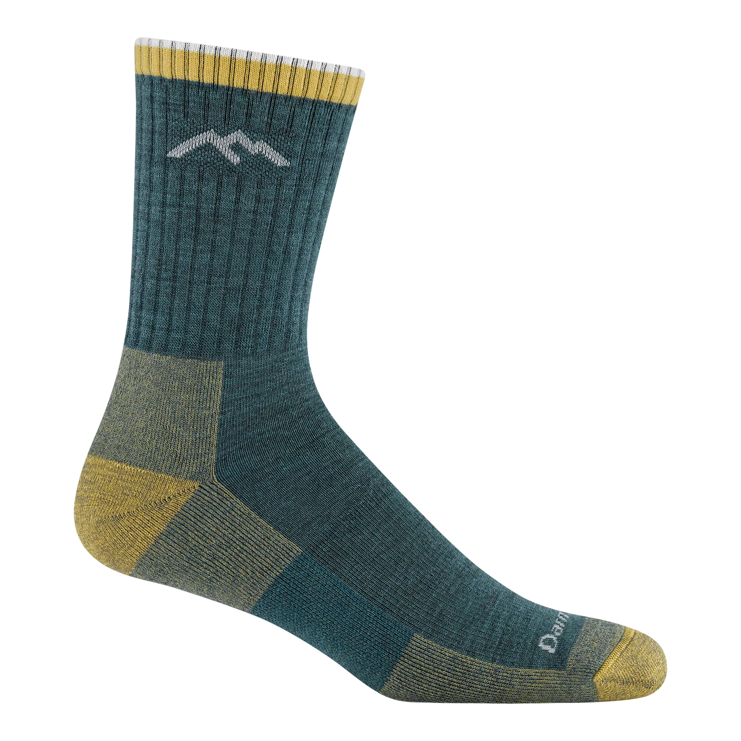 Hiker Micro Crew Midweight Hiking Socks- Spruce