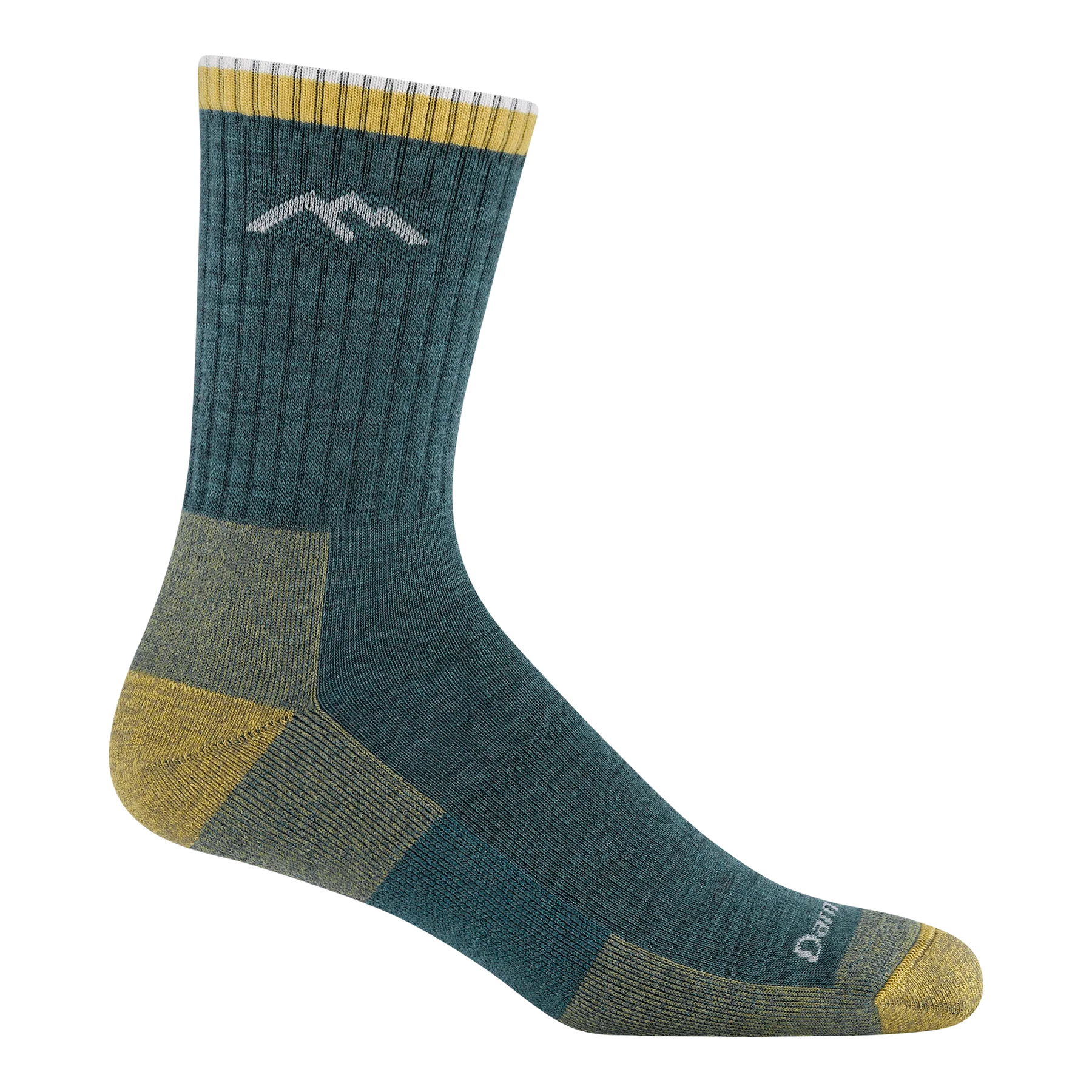 Hiker Micro Crew Midweight Hiking Socks- Spruce