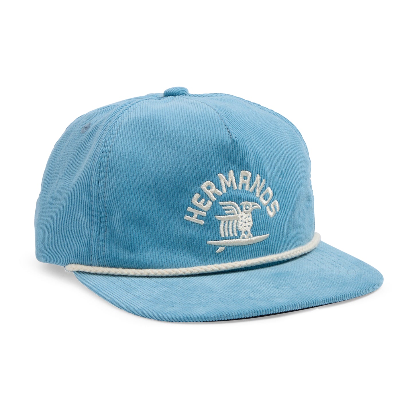 Surfbird Snapback Hat- Blue Corduroy