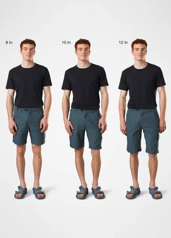Stretch Zion Short II- Gray Blue