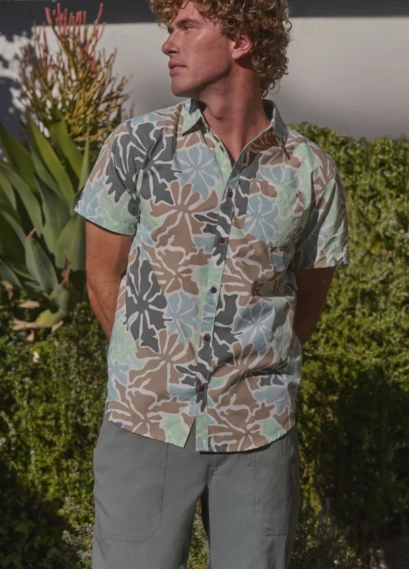 Stimmersee Short Sleeve Shirt- Canvas Boogie Bloom