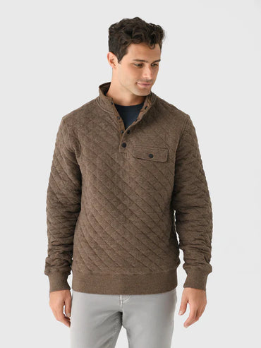 Epic Quilted Fleece Pullover- Mountain Branch Heather