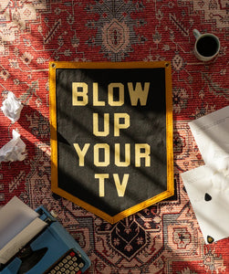 Blow Up Your TV Camp Flag