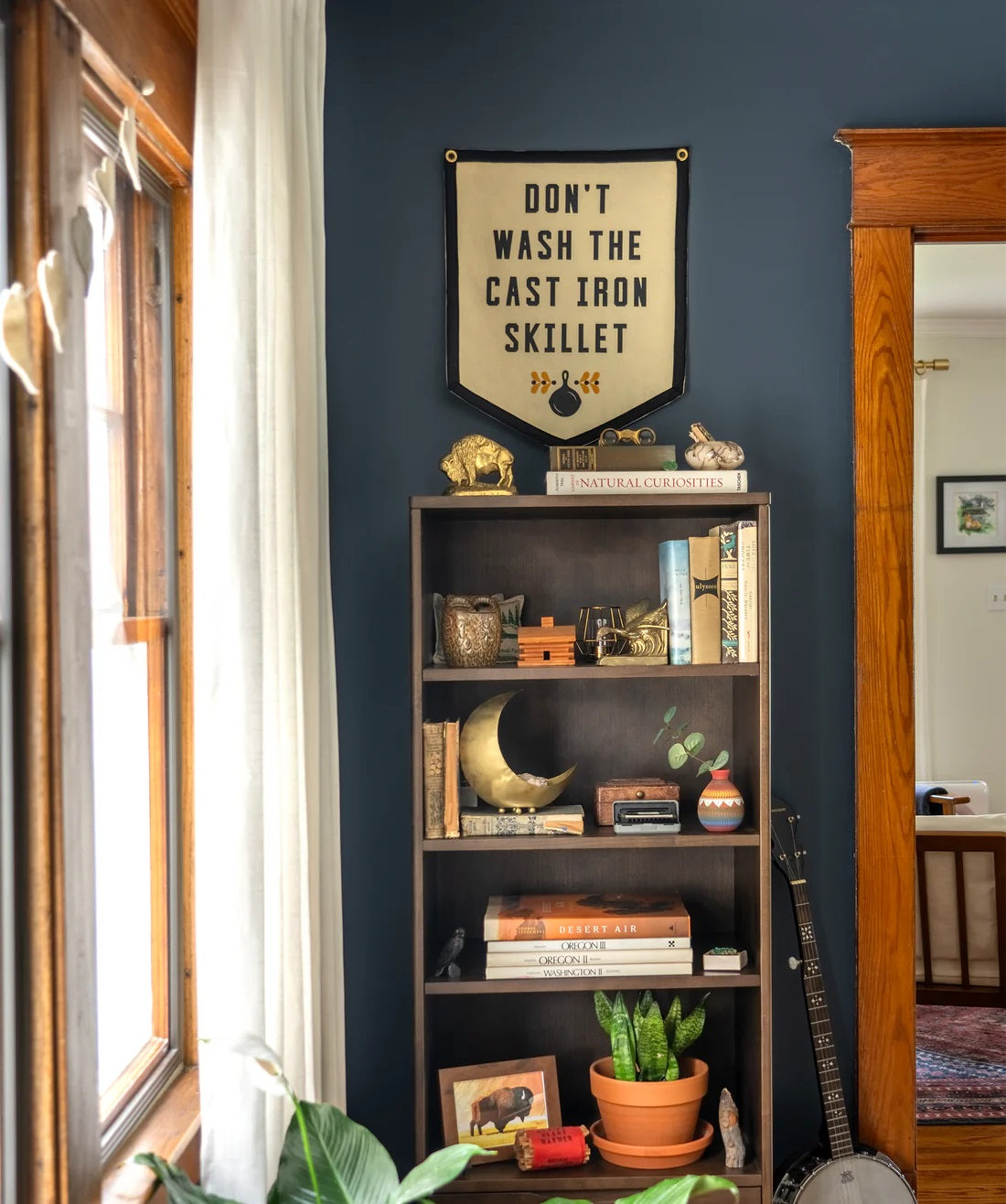 Don't Wash The Cast Iron Skillet Camp Flag