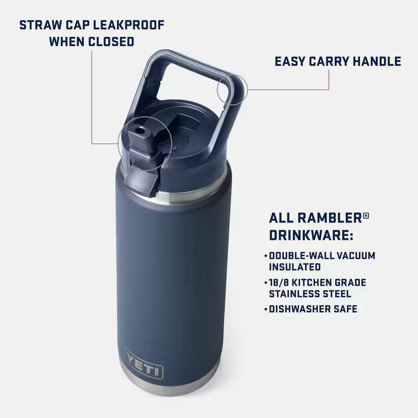 Rambler 26oz Straw Bottle