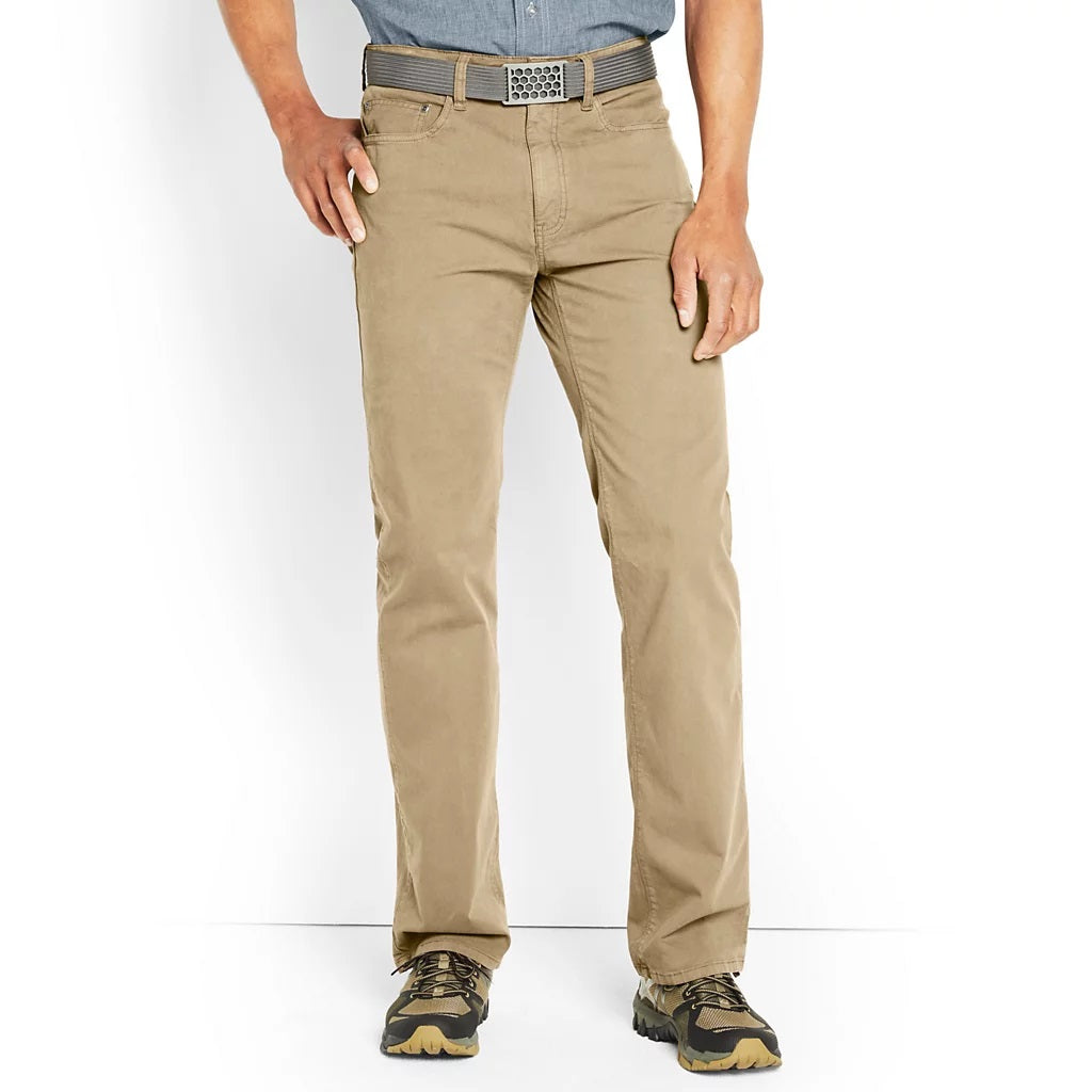 1856 Stretch Twill 5-Pocket Pants- Desert Khaki