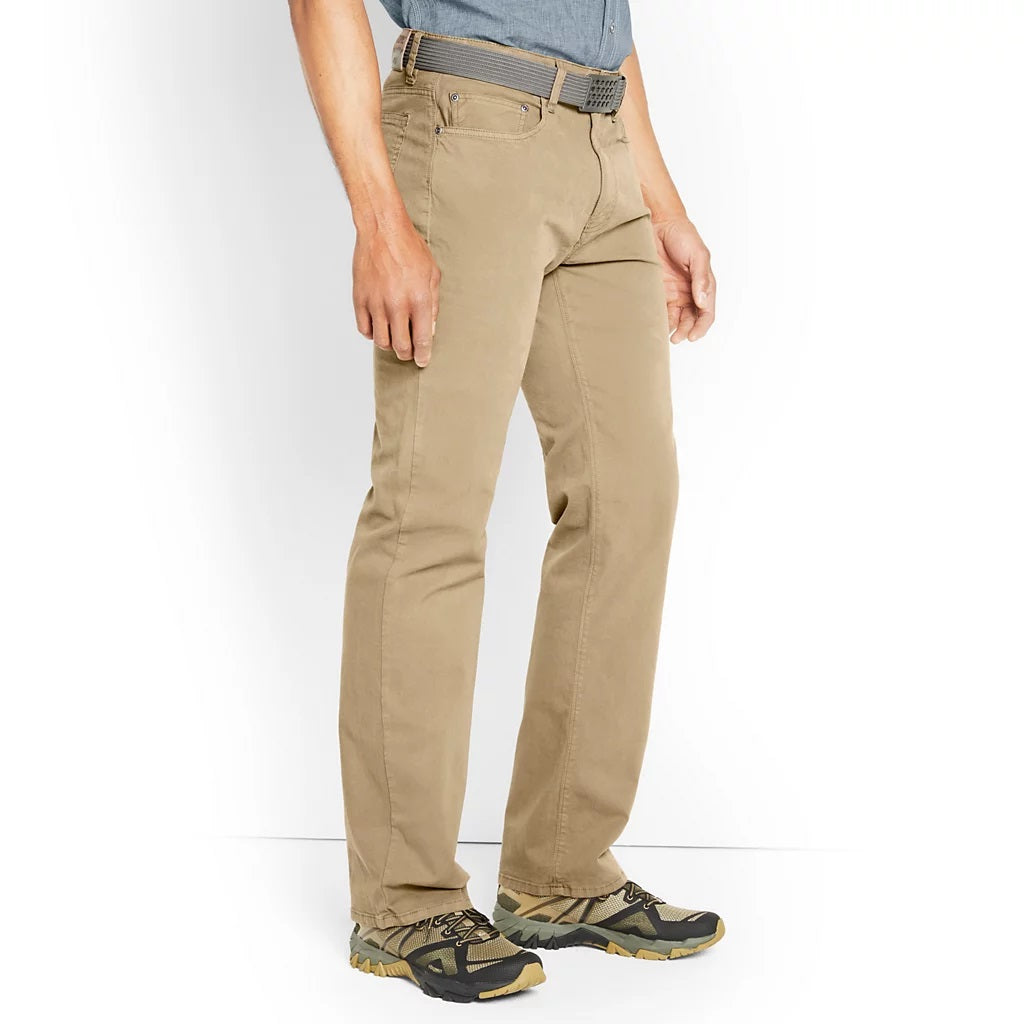 1856 Stretch Twill 5-Pocket Pants- Desert Khaki