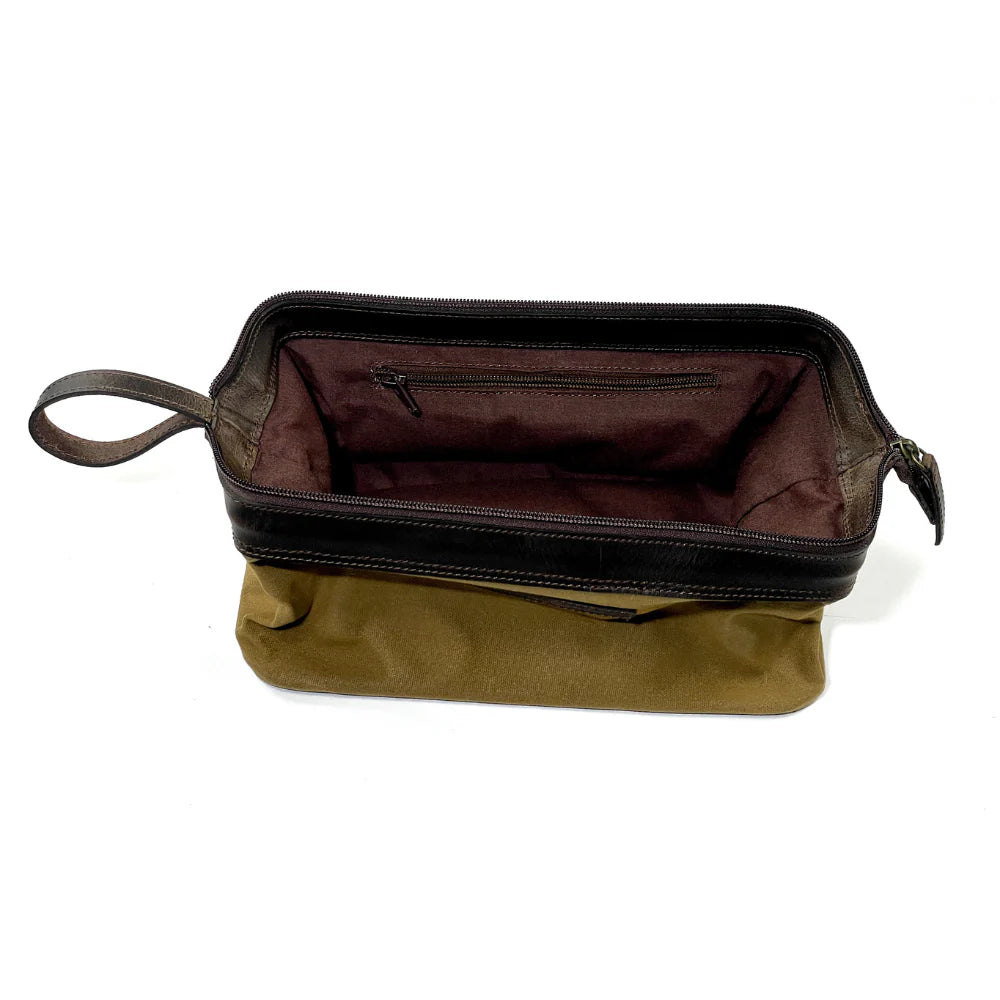 Waxed Canvas Utility Case- Lowlands Tan