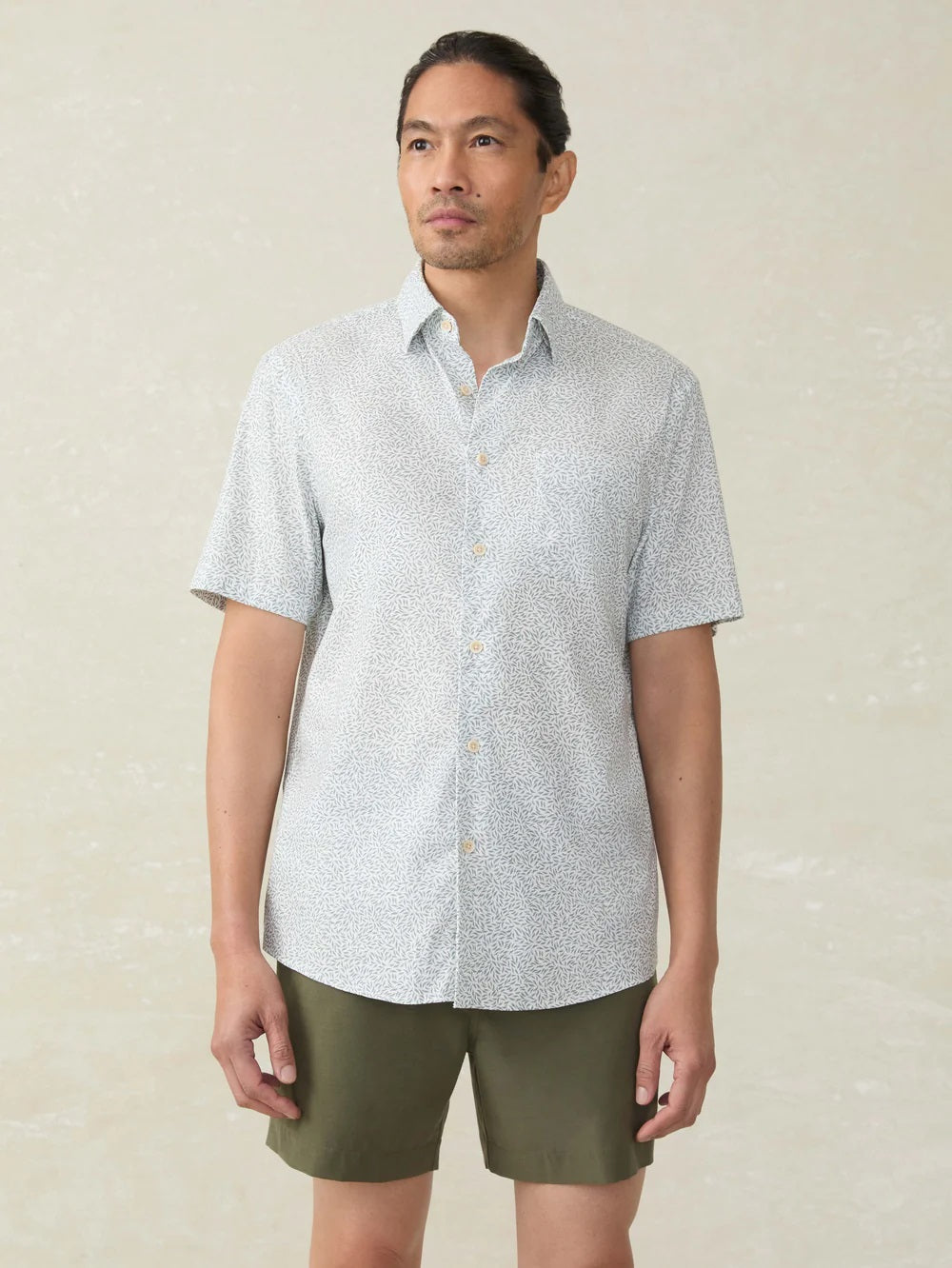 Movement Monterrey Short Sleeve Shirt- Sage Grove Foliage