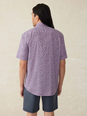 Movement Monterrey Short Sleeve Shirt- Lavander Sky Canopy