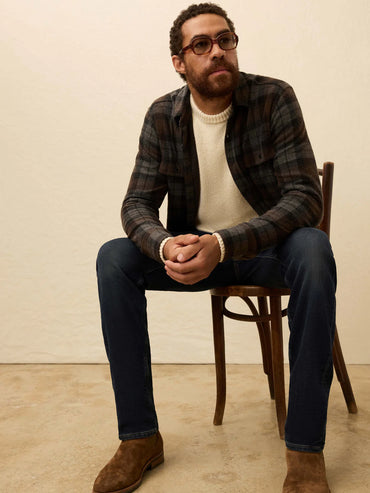 Legend Sweater Shirt- Grey Woods Plaid