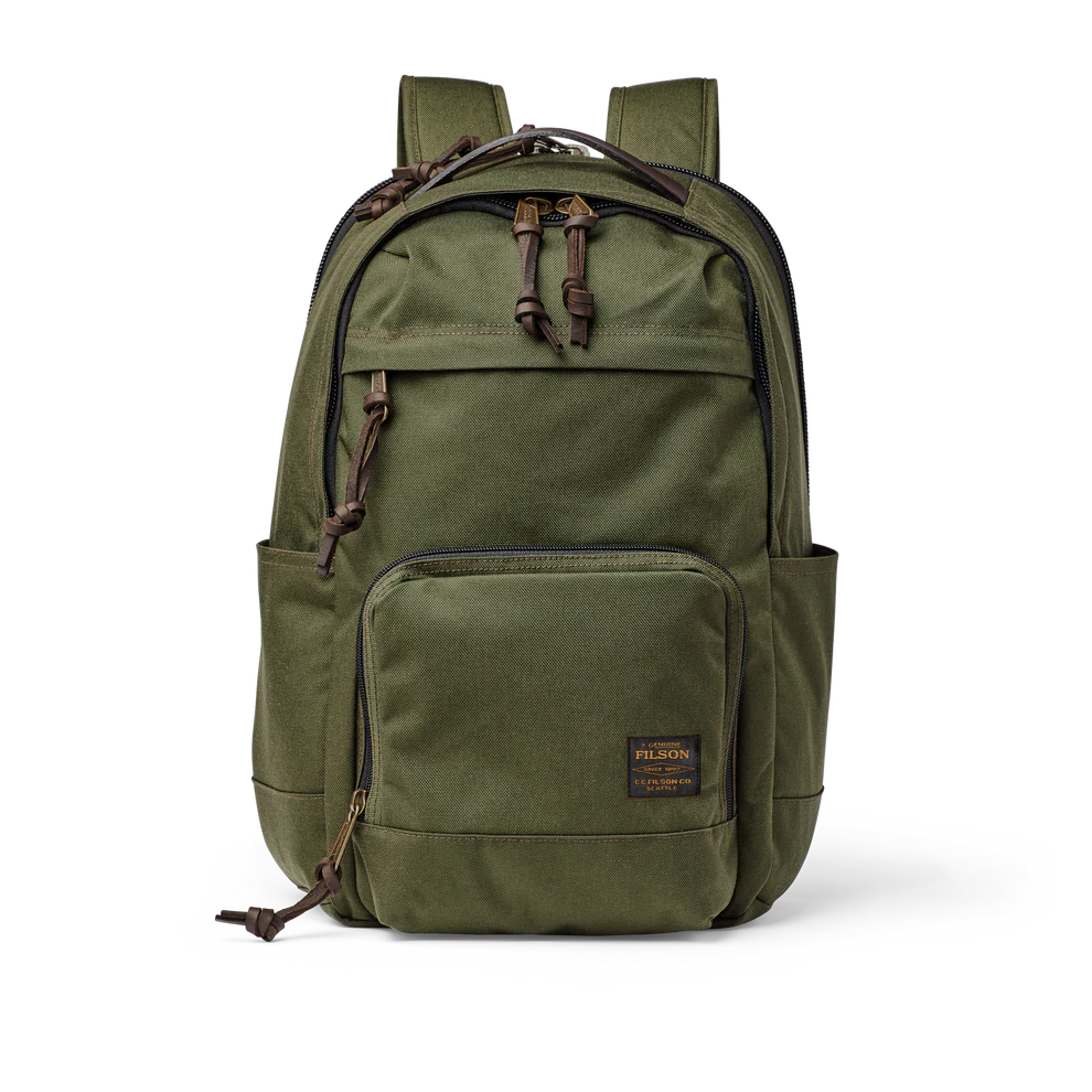 dryden flap leather backpack grain European leather Backpack Purse Nu Market