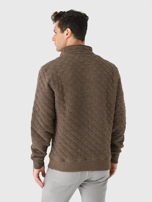 Epic Quilted Fleece Pullover- Mountain Branch Heather