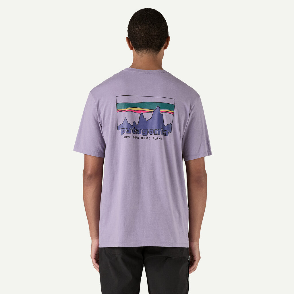 '73 Skyline Organic T-Shirt- Concrete Purple