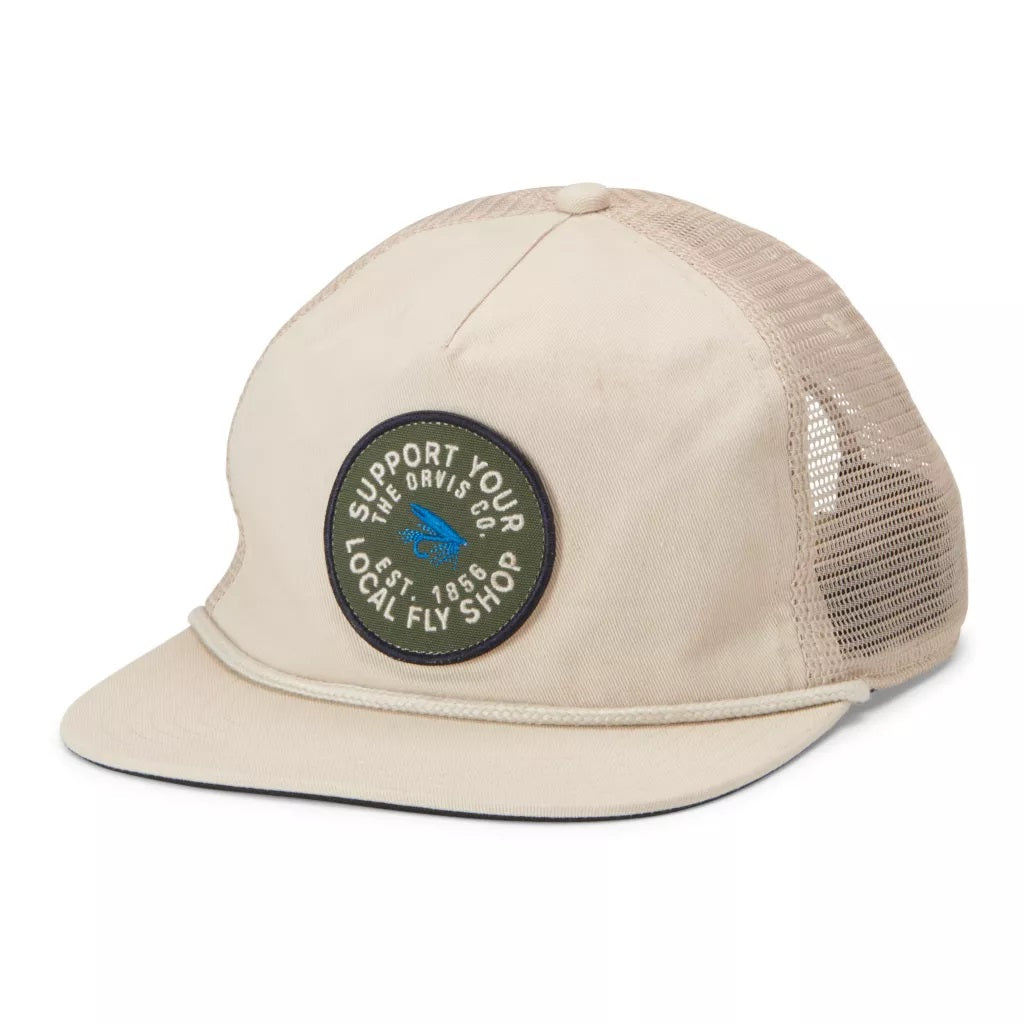 Fly Shop Rope Hat- Pale Stone