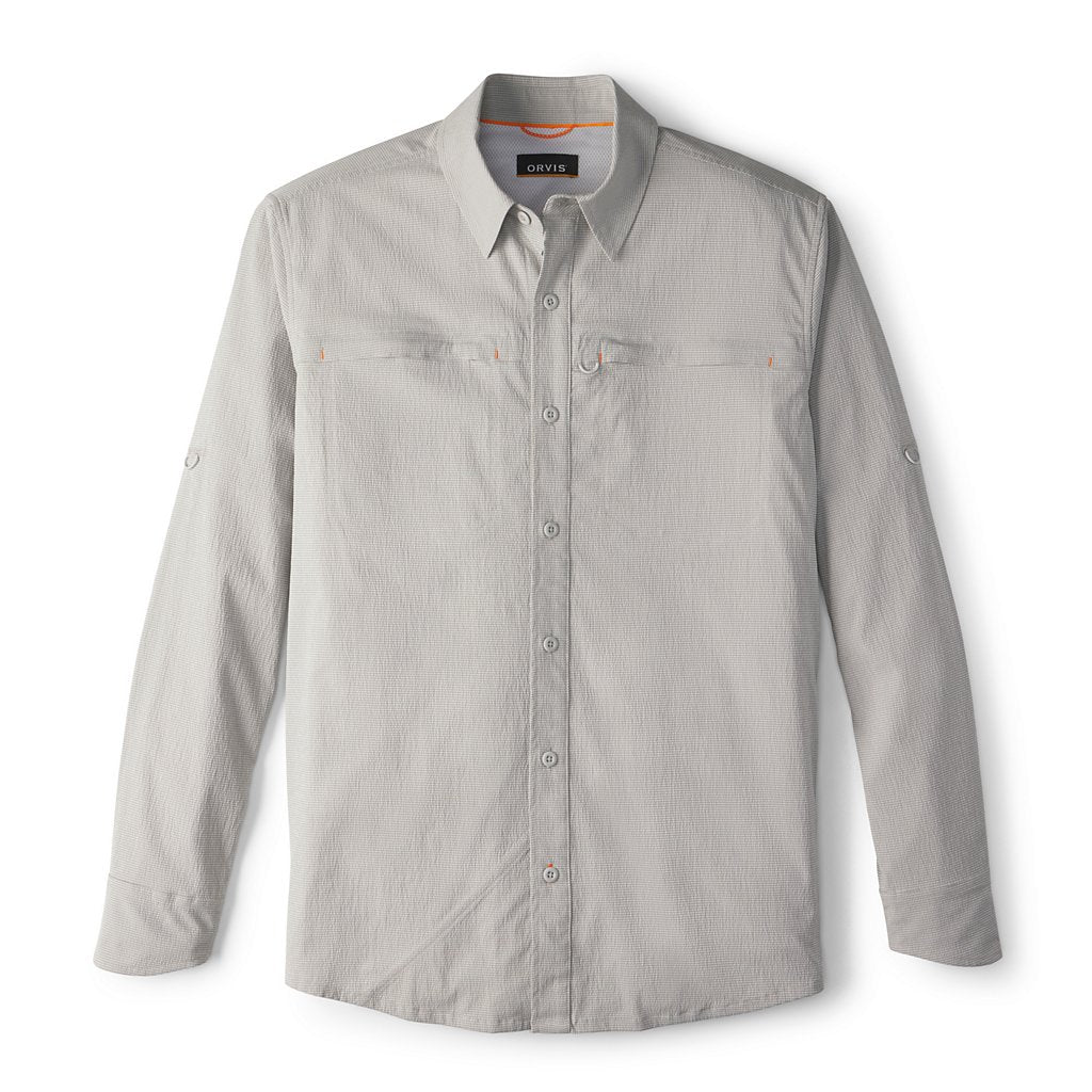 Open Air Caster Long Sleeve Shirt- Gunmetal/Light Grey