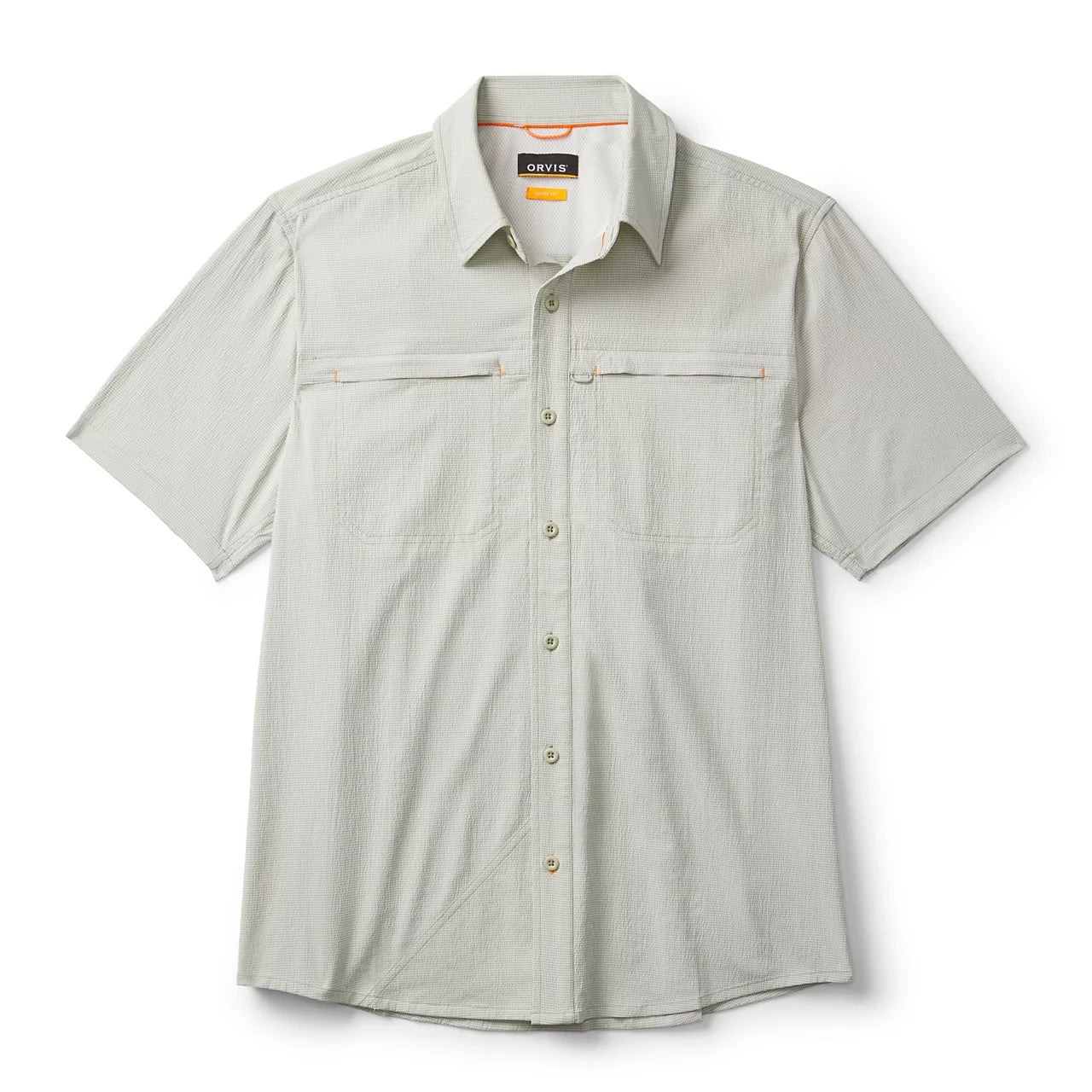 Orvis Men's Short-Sleeved Open Air Caster Celadon/White / XXL
