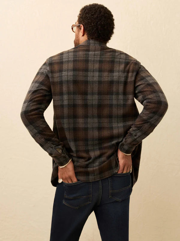 Legend Sweater Shirt- Grey Woods Plaid