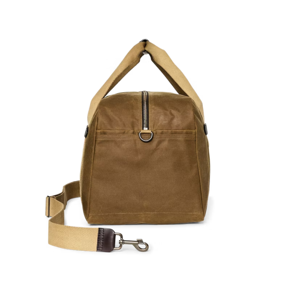 Tin Cloth Medium Duffle Bag - Dark Tan