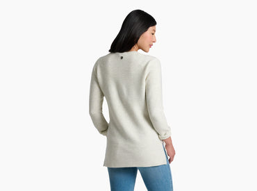 Women's Solace Crew Tunic Sweater - Natural