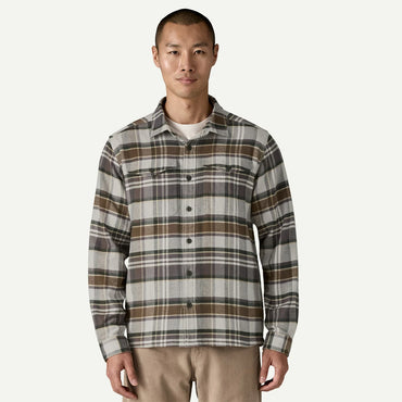Fjord Flannel Shirt- Blizzard: Salt Grey