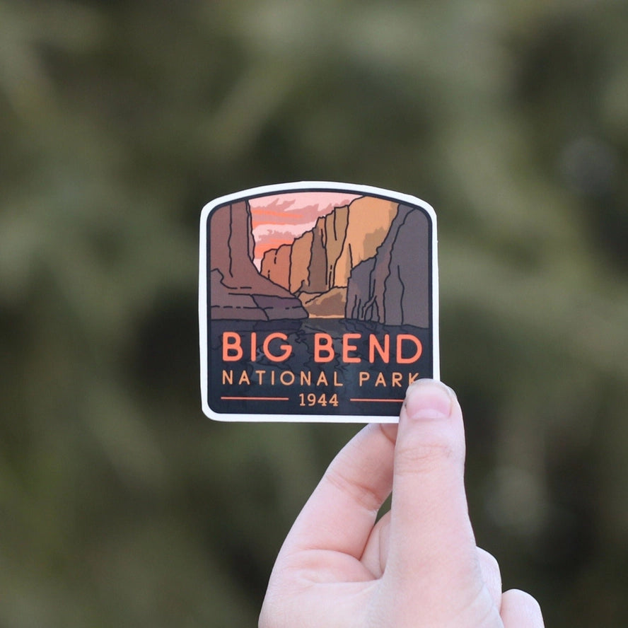 Big Bend NP Vinyl Sticker