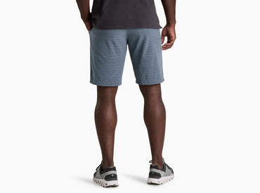 Upriser Short- Charcoal Blue Stripe