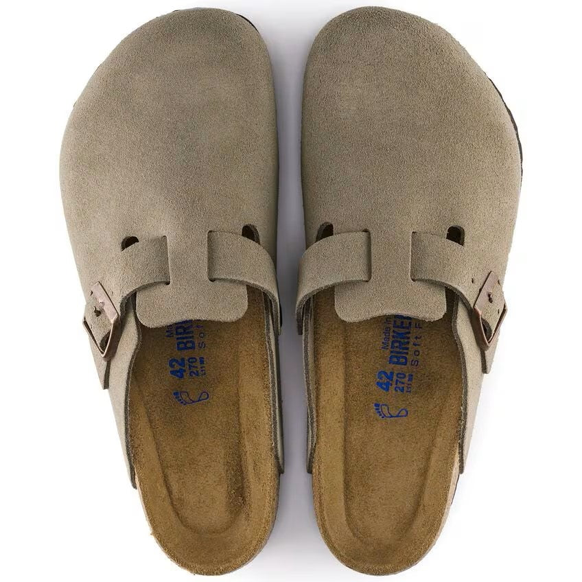 Boston Suede Leather - Taupe