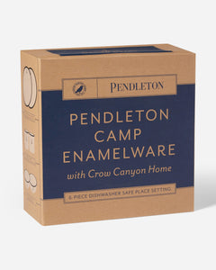 Pendleton Camp Enamelware Set