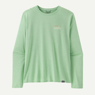 Capilene Cool Daily Long Sleeve Shirt- '73 Skyline/ Rinsed Green X-Dye
