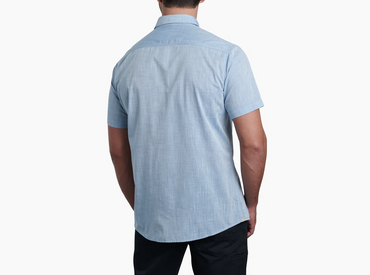 Karib Short Sleeve Shirt- Horizon Blue