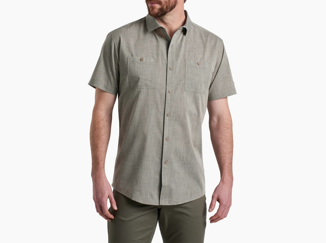 Karib Short Sleeve Shirt- Ashwood