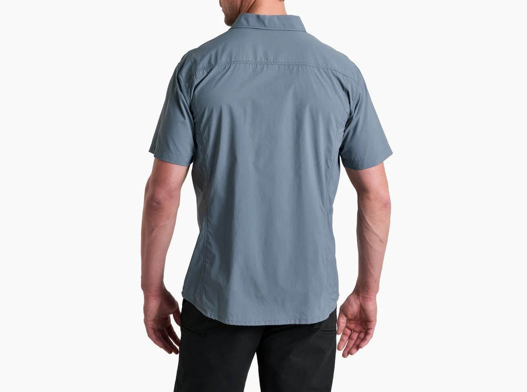 Driftr Short Sleeve Shirt- Charcoal Blue