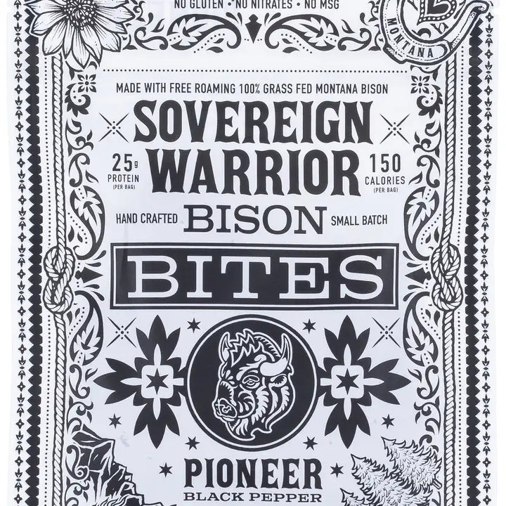 Pioneer - Black Pepper Bison Bites