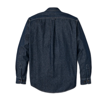 Denim Guide Long Sleeve Shirt- Rinse Indigo