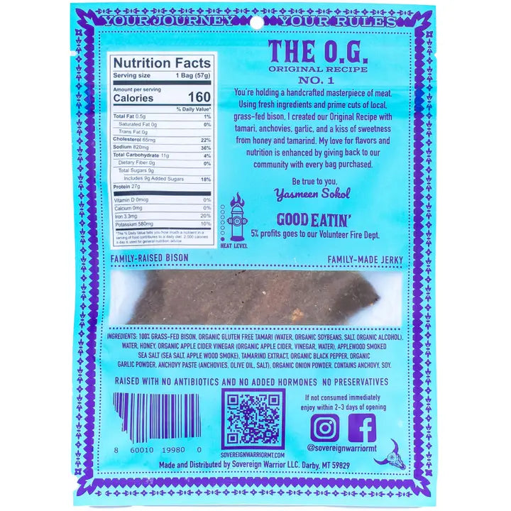 Original Recipe Bison Jerky