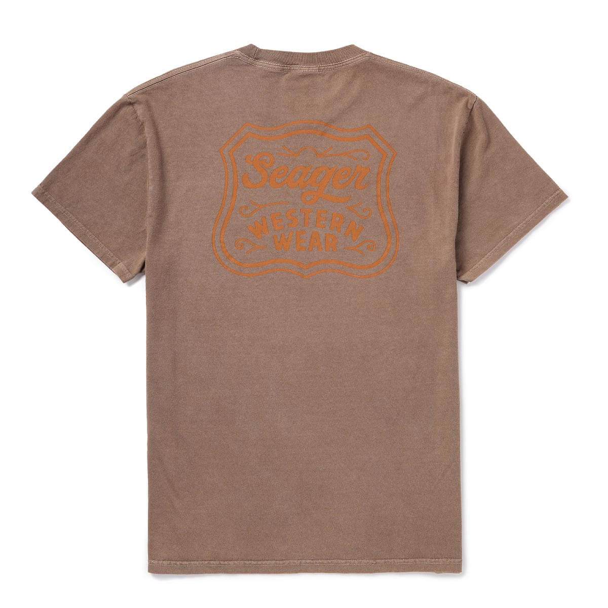 Badge Premium Tee - Brown
